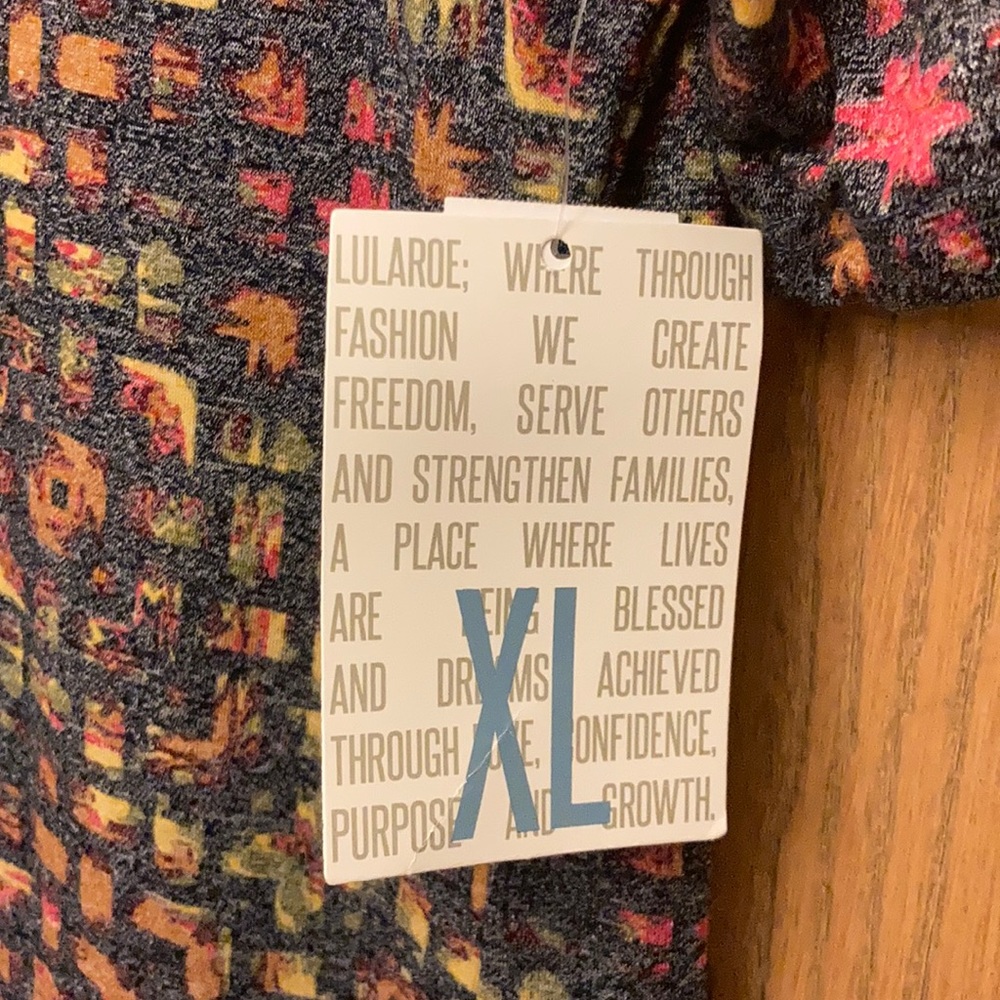 Boho print LuLaRoe Julia dress - Picture 4 of 5